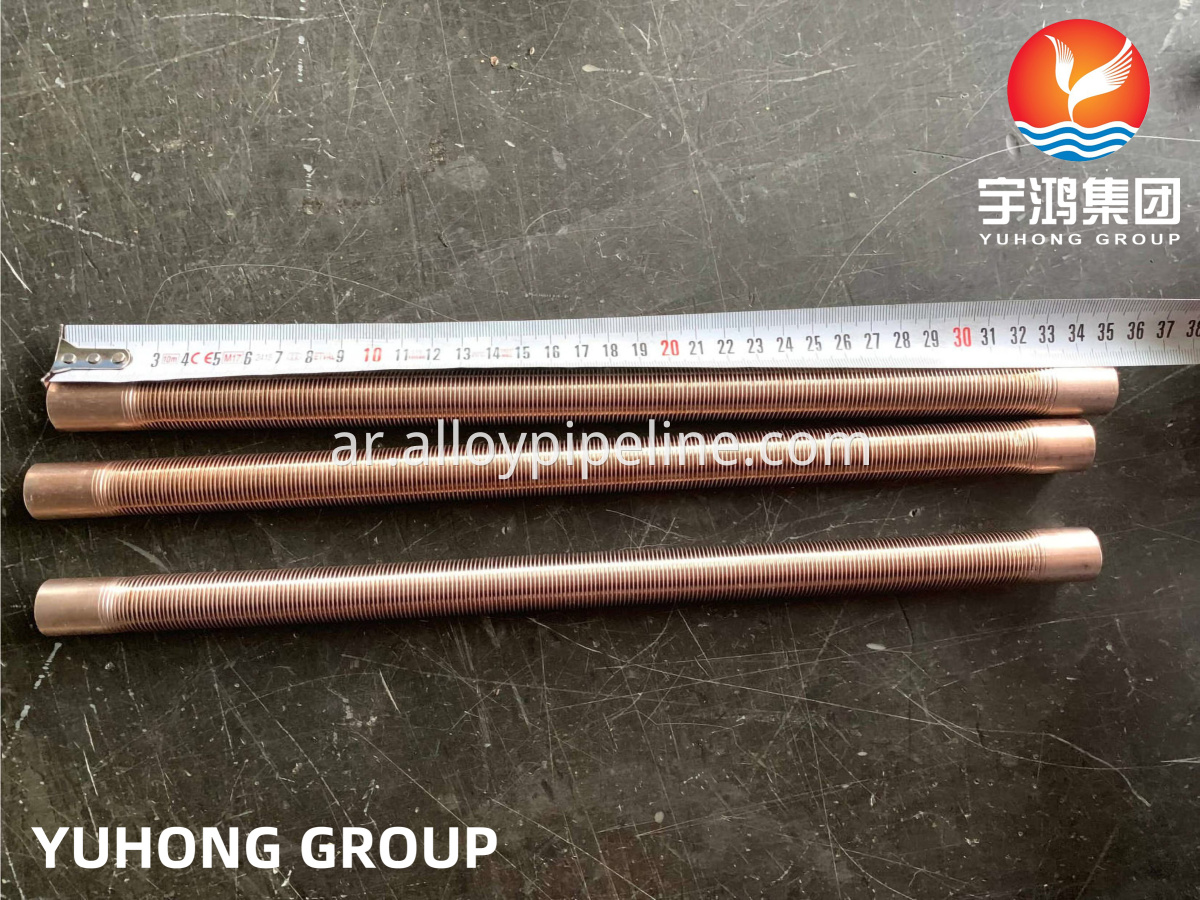 B111 C70600-O61 Copper Nickel Low Finned Tube (3)